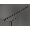 Mexen Kioto Dušisein Walk-in 140 x 105 x 30 cm, läbipaistev, harjatud relvahall - 800-140-105-221-66-00-030