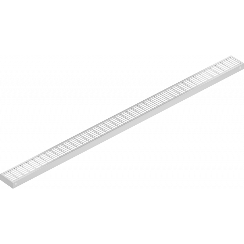 Mexen Flat M33 peitelevy linjakuivaimelle 100 cm, inox - 1033100