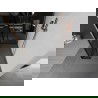Mexen Kioto Duschabtrennung Walk-in 140 x 110 x 40 cm, schwarzer Rahmen, gebürstetes Kupfer - 800-140-110-221-65-70-040