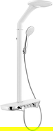 Mexen Bolt Opbouw Douche Set met hoofd- en handdouche, wit/chroom - 78108-20