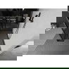 Mexen Kioto Duschabtrennung Walk-in 120 x 120 x 40 cm, schwarzer Rahmen, gebürstet Gun Gray - 800-120-120-221-66-70-040