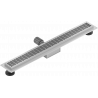 Mexen Flat M33 lijnafvoer 60 cm, inox - 1033060-15