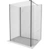 Mexen Kioto ścianka prysznicowa Walk-in 110 x 110 x 30 cm, transparent, czarna - 800-110-110-221-70-00-030