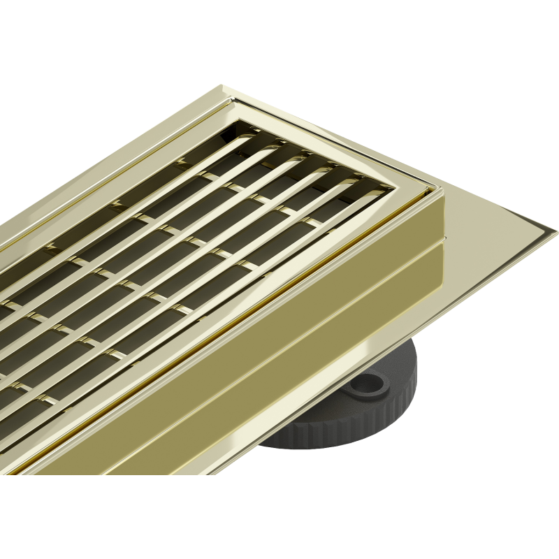 Mexen Flat M33 lineaire afvoer 90 cm, goud - 1533090-15