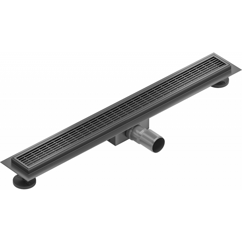 Mexen Flat M33 viemäröinti 70 cm, musta - 1733070-15