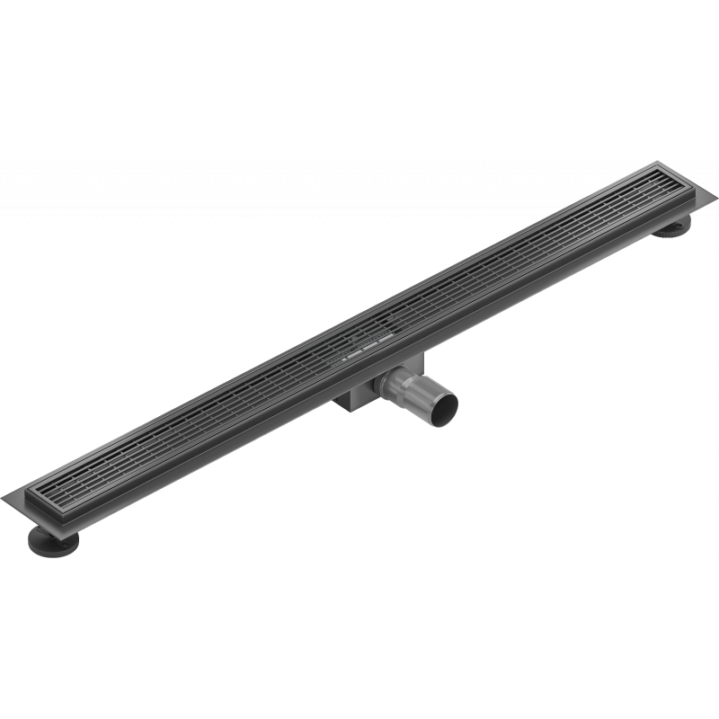 Mexen Flat M33 desagüe lineal 80 cm, negro - 1733080-15