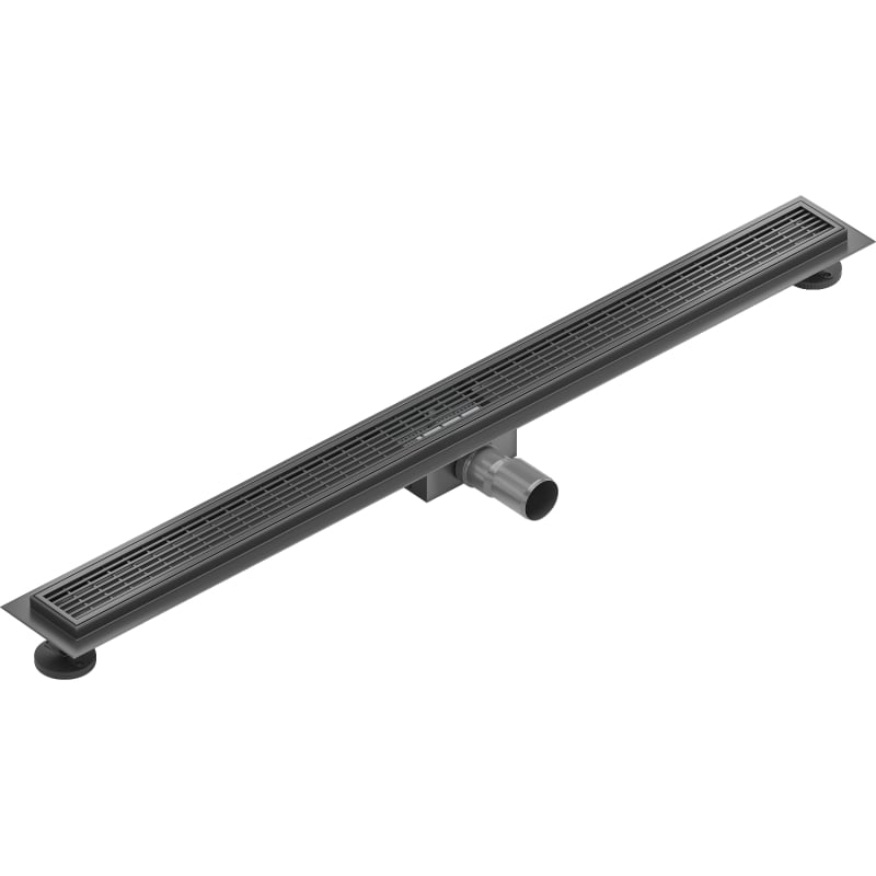 Mexen Flat M33 lineaarne äravool 80 cm, must - 1733080-15