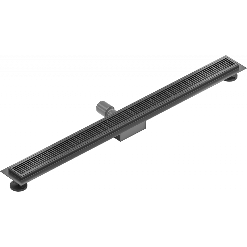 Mexen Flat M33 desagüe lineal 80 cm, negro - 1733080-15