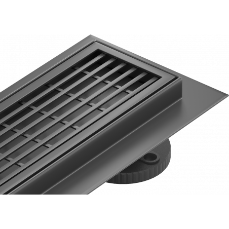 Mexen Flat M33 lineaire afvoer 90 cm, zwart - 1733090-15
