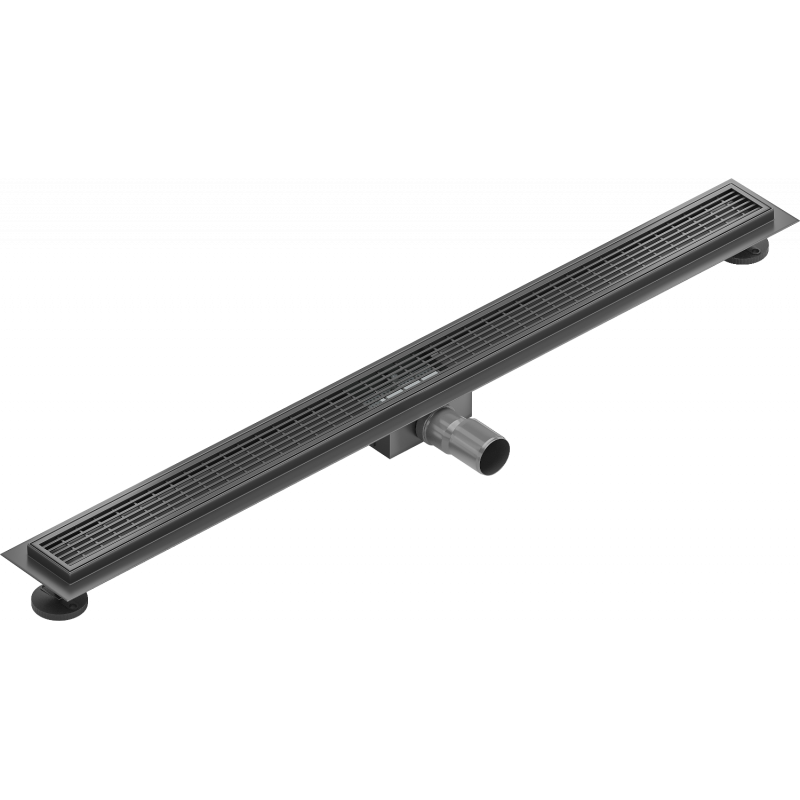 Mexen Flat M33 linjärt avlopp 90 cm, svart - 1733090-15