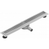 Mexen Flat 360° M33 roterende lineaire afvoer 50 cm, inox - 1033050-40