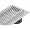 Mexen Flat 360° M33 canalisation linéaire rotative 50 cm, inox - 1033050-40