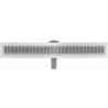 Mexen Flat 360° M33 canalisation linéaire rotative 60 cm, inox - 1033060-40