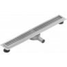 Mexen Flat 360° M33 canalisation linéaire rotative 60 cm, inox - 1033060-40