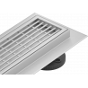 Mexen Flat 360° M33 canalisation linéaire rotative 60 cm, inox - 1033060-40