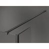 Mexen Kioto Tuš zid Walk-in 110 x 100 x 40 cm, transparentan, gun metal - 800-110-100-221-95-00-040