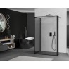 Mexen Kioto dušisein Walk-in 100 x 90 x 40 cm, must raam, must - 800-100-090-221-70-70-040