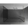 Mexen Kioto dušisein Walk-in 100 x 95 x 30 cm, läbipaistev, harjatud nikkel - 800-100-095-221-97-00-030