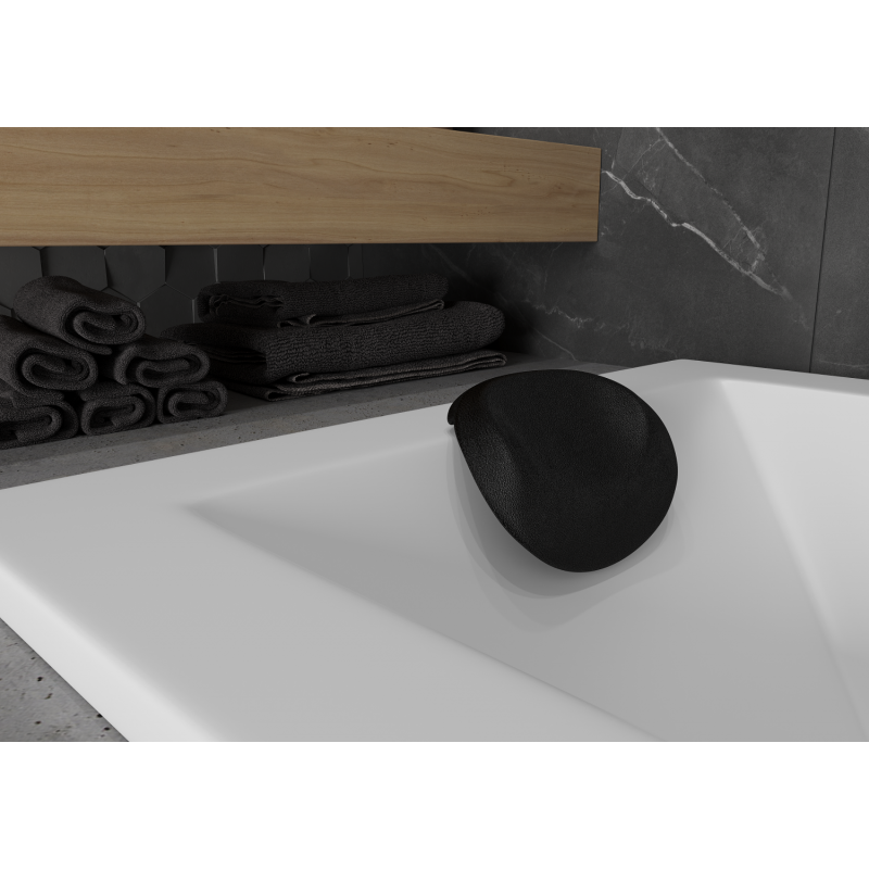 Mexen M07 bath pillow, black - 55007-70