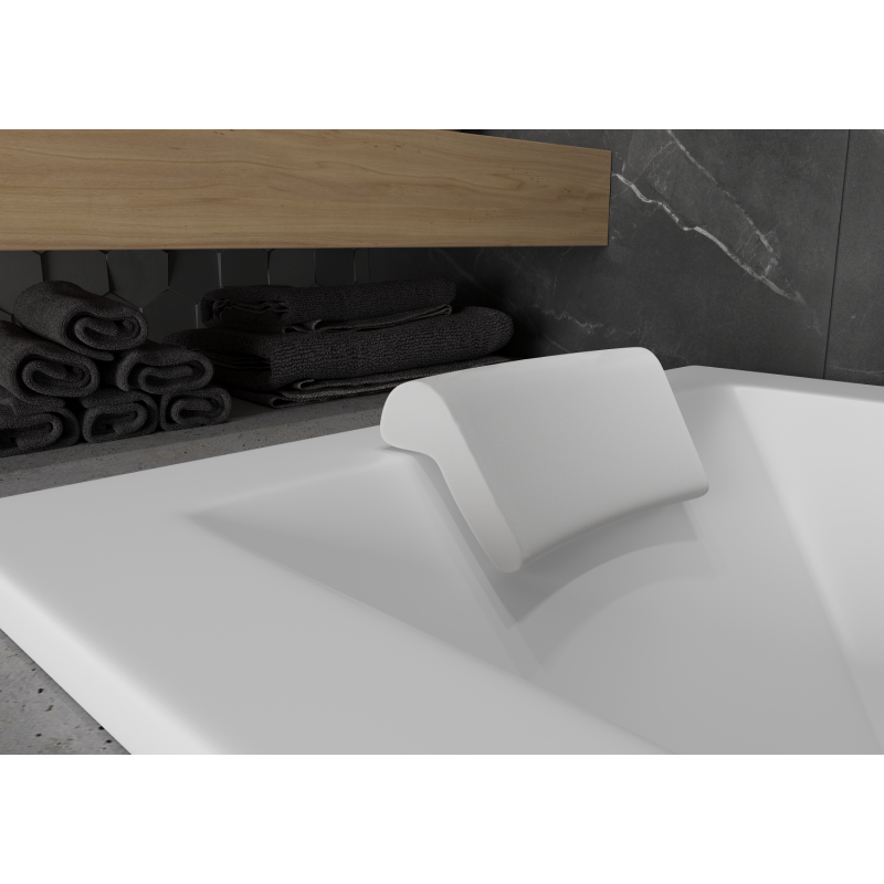 Mexen M10 bath headrest, white - 55010-00
