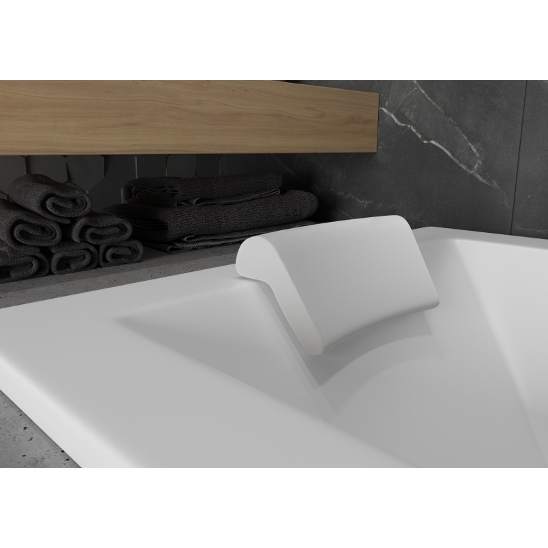 Mexen M10 bathtub headrest, white - 55010-00