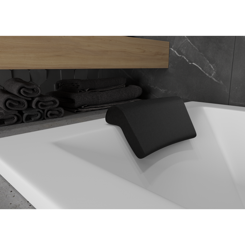 Mexen M10 Badezimmer-Kopfstütze, schwarz - 55010-70