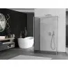 Mexen Kioto paroi de douche walk-in 140 x 105 x 30 cm, transparent, nickel brossé - 800-140-105-221-97-00-030