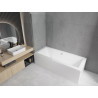 Mexen Felix badwand-scheidingswand 1-delig 70 x 140 cm, transparant, chroom - 890-070-001-01-00