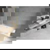 Mexen Felix 2-delige badwand 100 x 140 cm, transparant, goud - 890-100-002-50-00