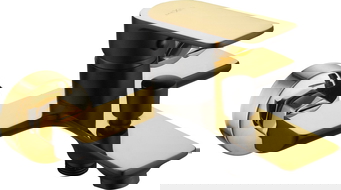 Mexen Alfa Wannenarmatur, schwarz/gold - 745730-75