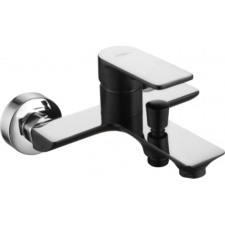 Mexen Alfa bath faucet, black/chrome - 745730-71