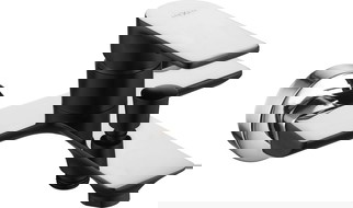 Mexen Alfa Badewanne Batterie, schwaarz/Chrom - 745730-71