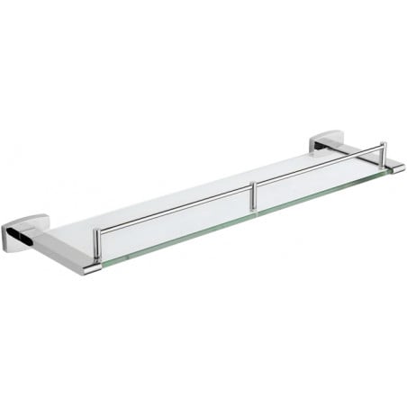 Mexen Zoja svävande glasshylla, krom - 7019137-00