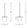 Mexen Lea WC-hari, kroom - 7026050-00