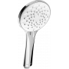 Mexen R-74 3-function shower handle, chrome/white - 79574-00