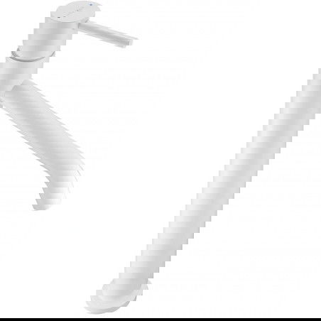 Mexen Rumba high basin mixer, white - 73510-20