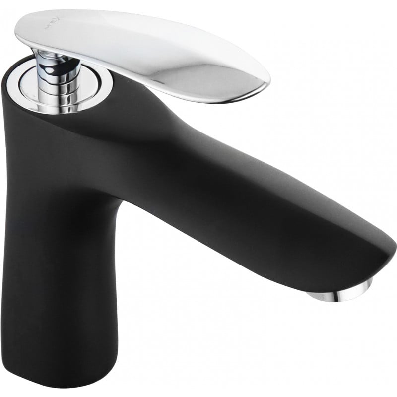 Mexen Lily robinet de lavabo, noir/chrome - 73600-17