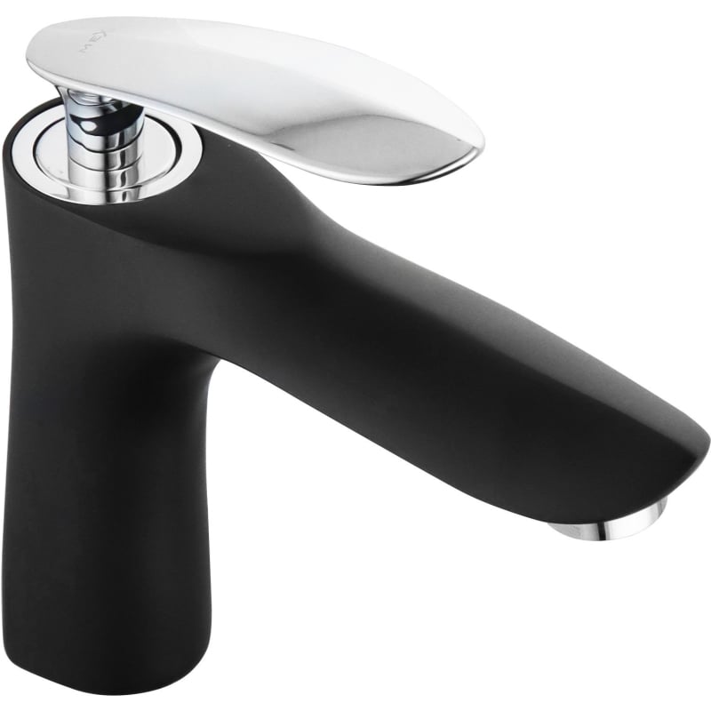 Mexen Lily washbasin faucet, black/chrome - 73600-17