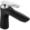Mexen Lily Waschtischarmatur, schwarz/chrom - 73600-17