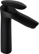 Mexen Lily grifo de lavabo alto, negro - 73610-70