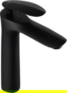 Mexen Lily hohe Waschtischarmatur, schwarz - 73610-70