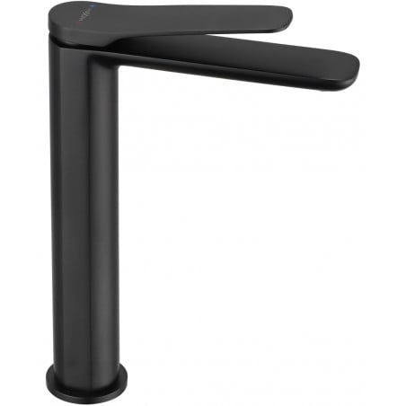 Mexen Largo grifo de lavabo alto, negro - 73710-70