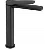 Mexen Largo high washbasin faucet, black - 73710-70