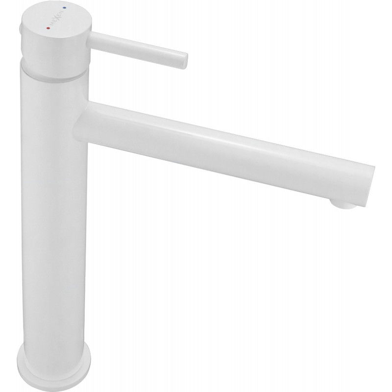 Mexen Elba grifo de lavabo alto, blanco - 74110-20