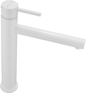 Mexen Elba hoge wastafelmengkraan, wit - 74110-20