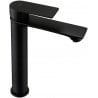 Mexen Royo grifo de lavabo alto, negro - 72210-70