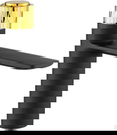 Mexen Zero+ izlietnes jaucējkrāns, melns/zeltīts - 71600-75