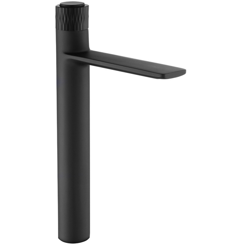 Mexen Zero+ high black washbasin faucet - 71610-70