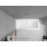Mexen Cube baignoire rectangulaire 170 x 80 cm avec habillage et paroi de douche à 1 volet 70 cm, transparent, chrome - 5505170?