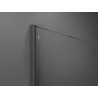 Mexen Kioto dušisein Walk-in 130 x 80 cm, must raam, gun metal - 800-130-202-95-70-080